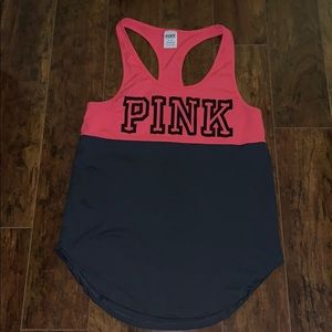PINK work out tank top